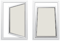 Tilt and turn window illustration