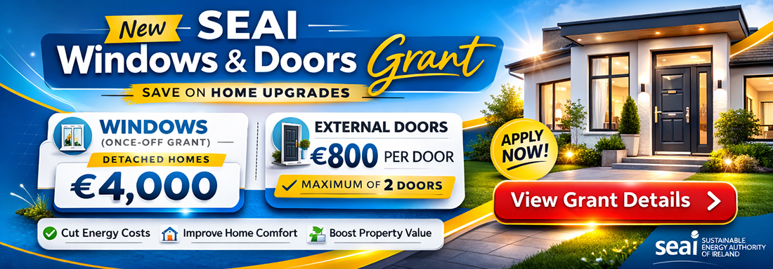 SEAI Windows and Doors Grant for Home Upgrades